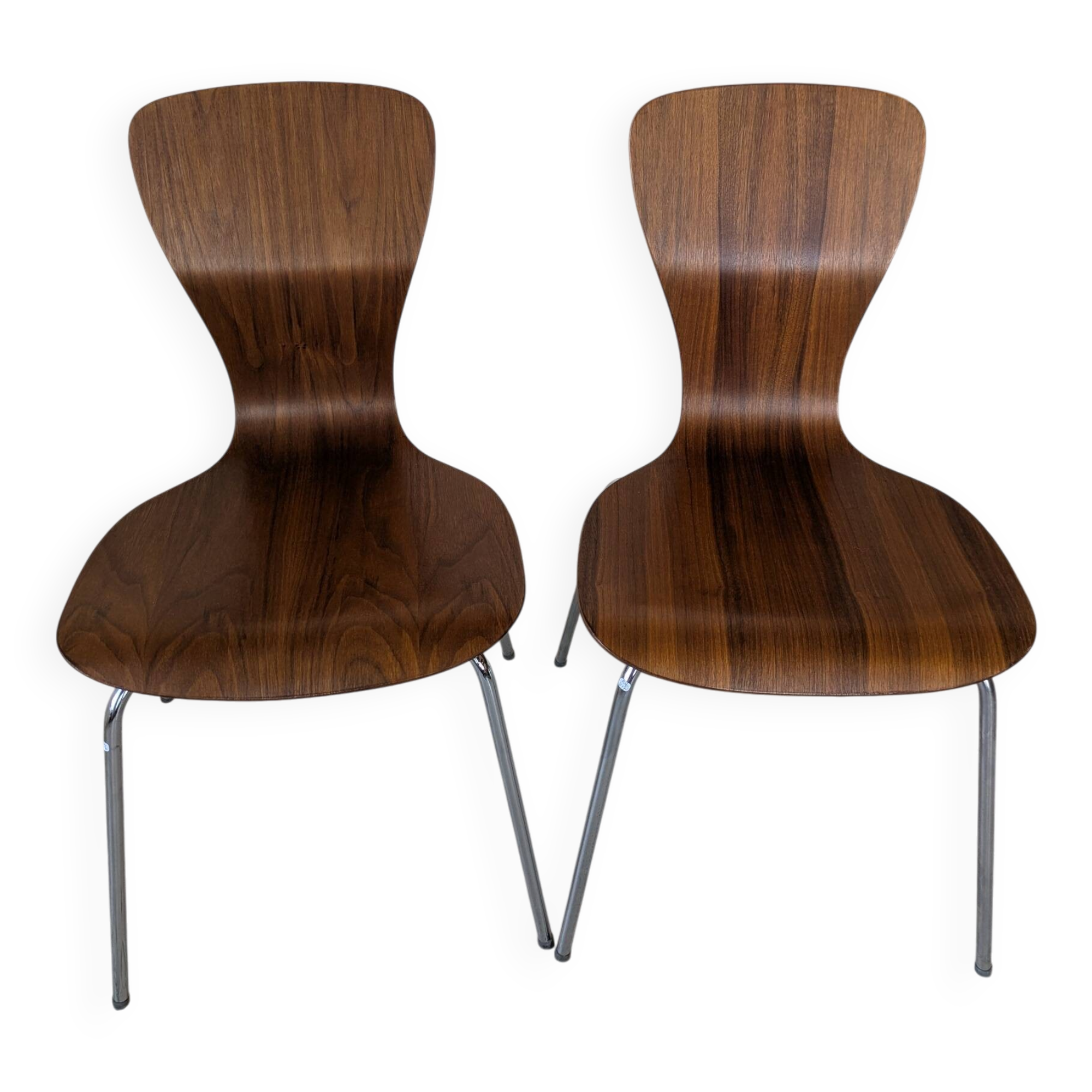 Paire de chaises de Tapio Wirkkala pour Asko, noyer