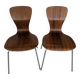 Paire de chaises de Tapio Wirkkala pour Asko, noyer