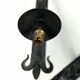 Pair of wrought iron wall light