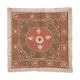 Vintage hand-embroidered tablecloth 133x134 cm