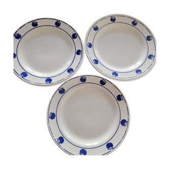 Assiettes terre de fer