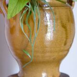 Glazed terracotta grease pot / jar