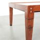 Art Deco coffee table with a glass top in very good condition