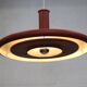 Pink XL Fog & Morup Optima Pendant Lamp: Hans Due Design, Denmark 1970s