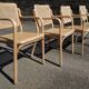 Série de 4 chaises cannées vintage années 60