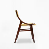 Set of 4 skoczek chairs from the 1960s.