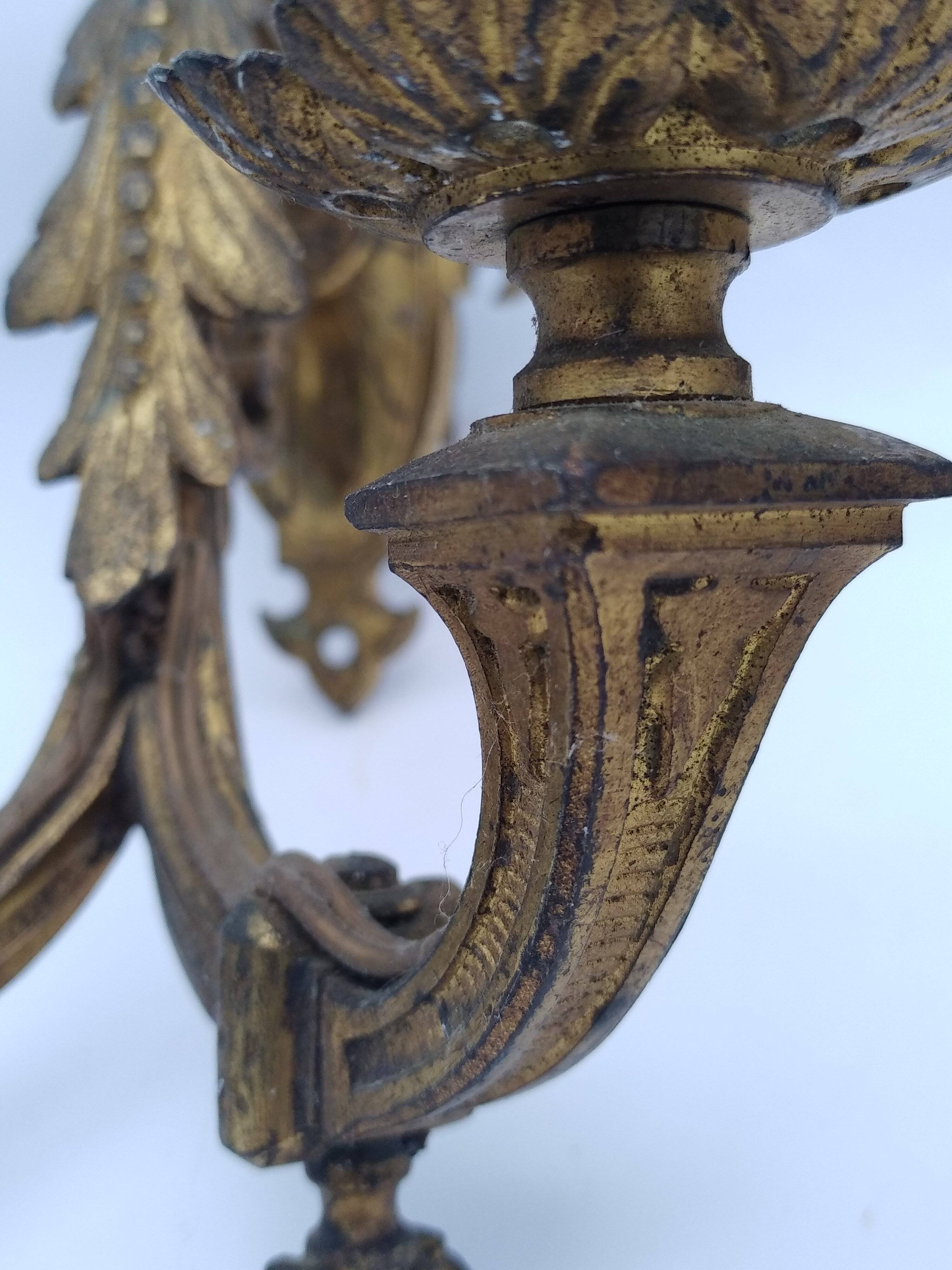 Bronze wall lights