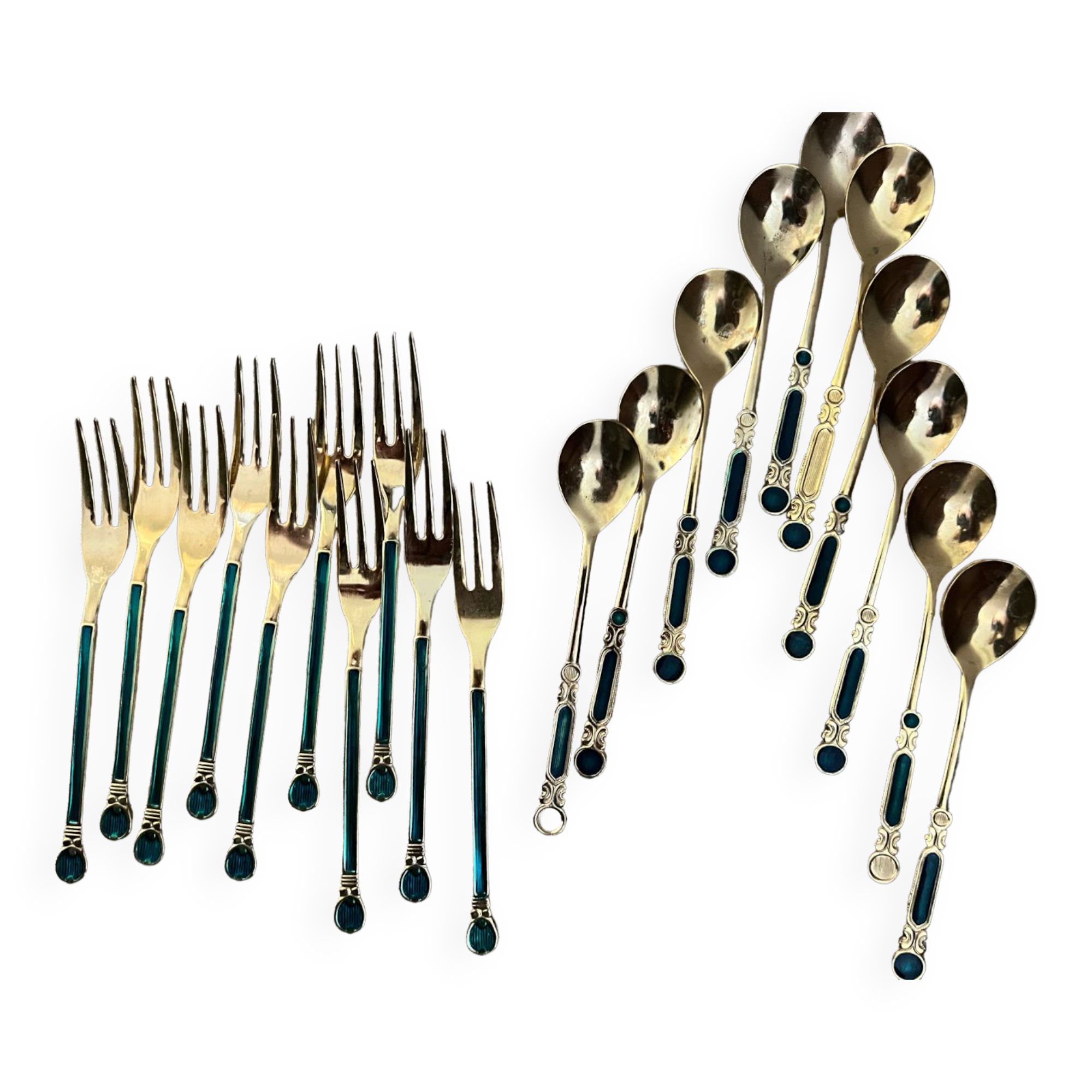 Vintage dessert cutlery made in Japan