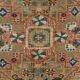 Ancient Asian rug in cotton and wool, fine knot, 77 x 54 in.