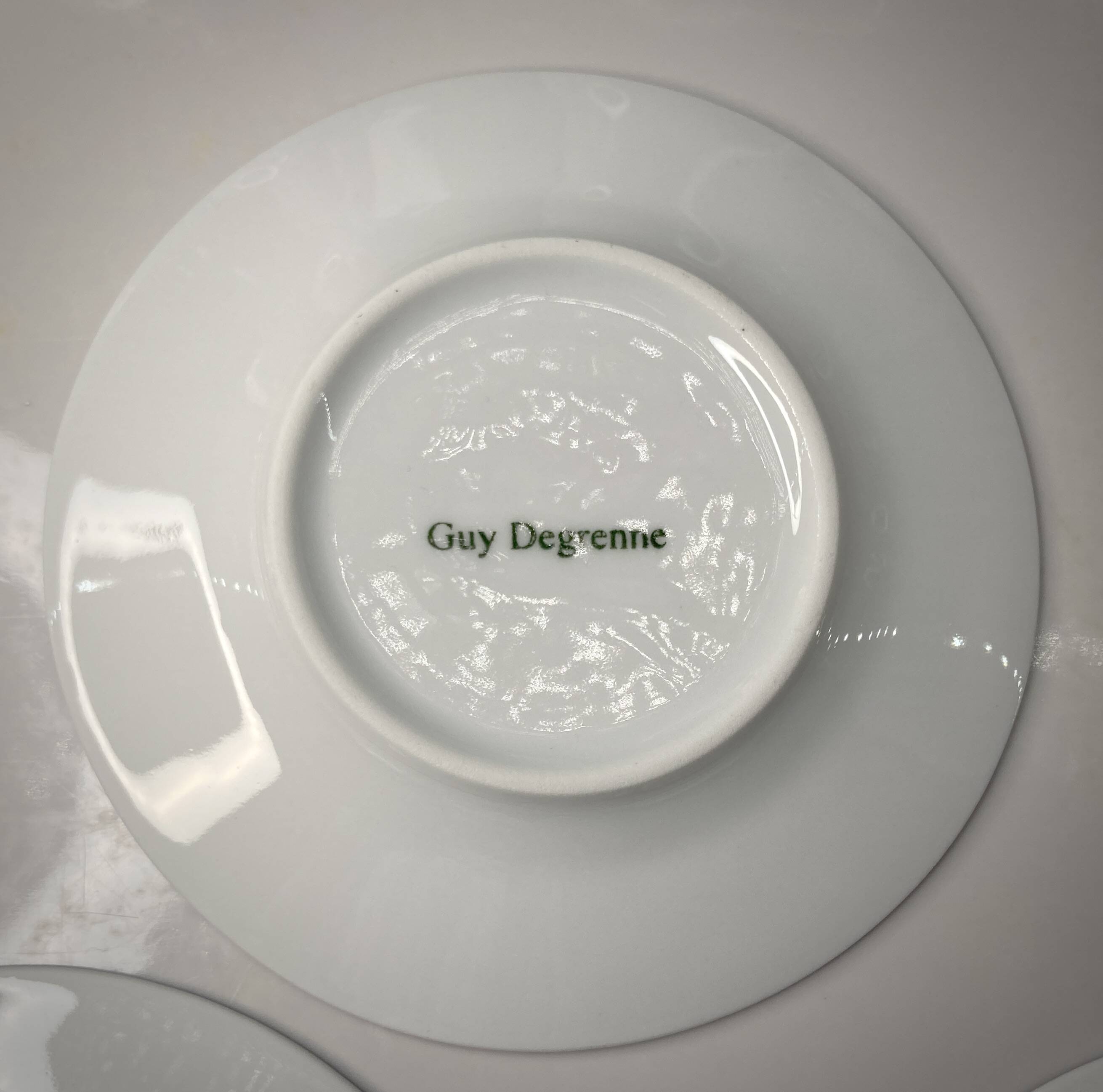 4 Espresso cups and saucers - Guy Degrenne