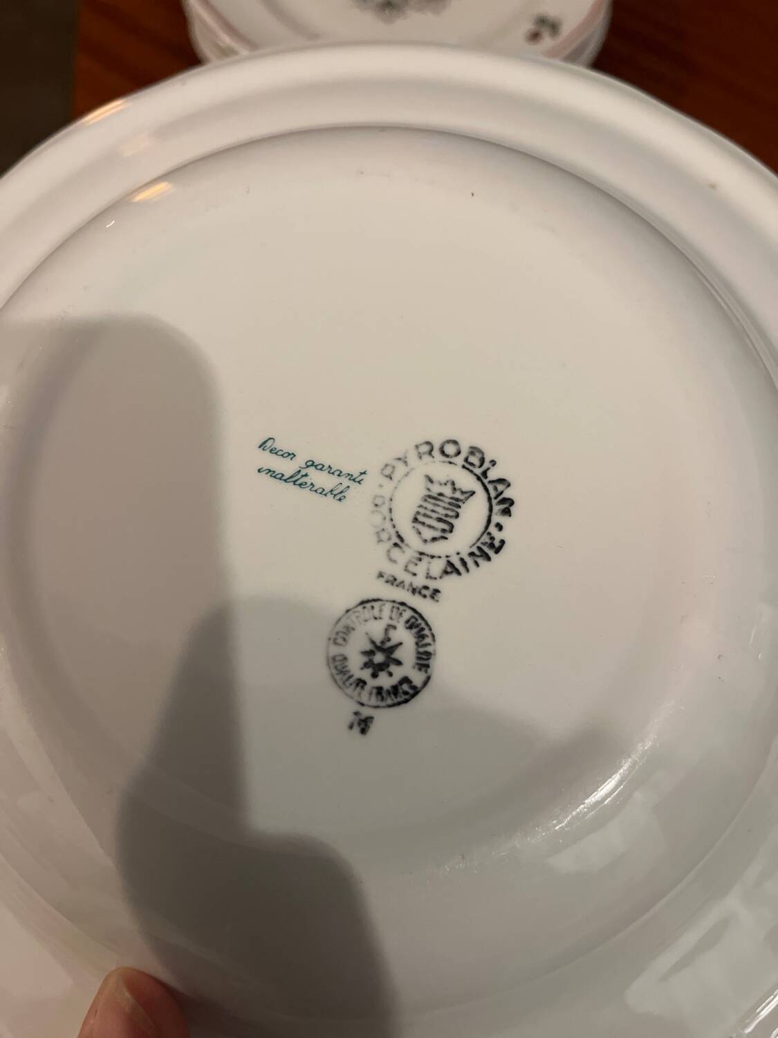 Sarreguemines dinnerware set