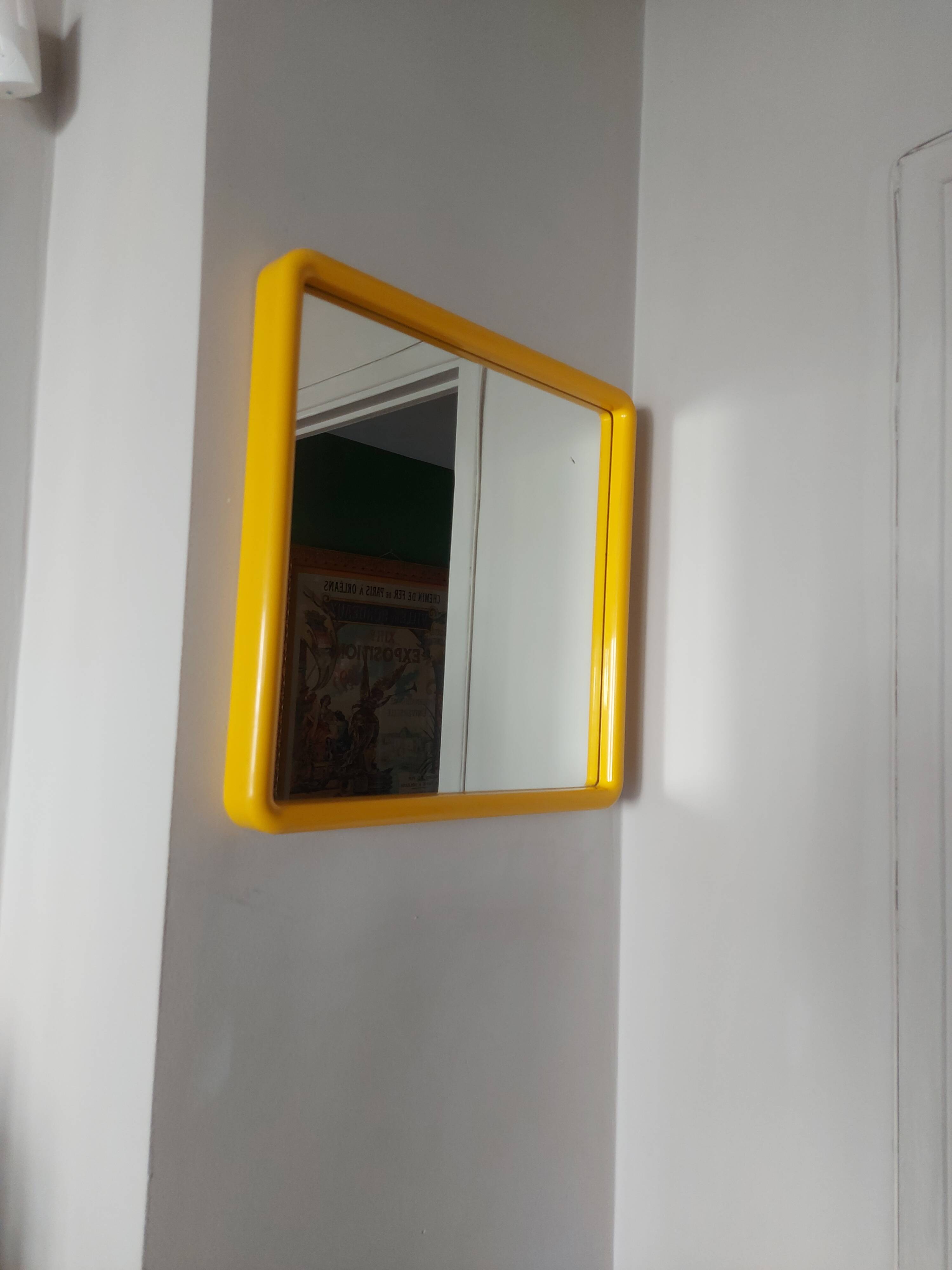 Miroir années 80'S 45x45cm