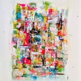 Abstract painting table