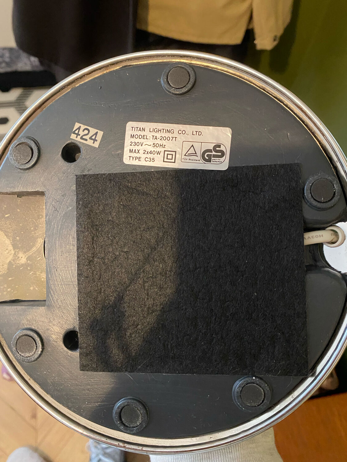 Vintage Ocean Liner Lamp