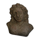 Antique terracotta bust