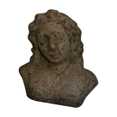 Antique terracotta bust