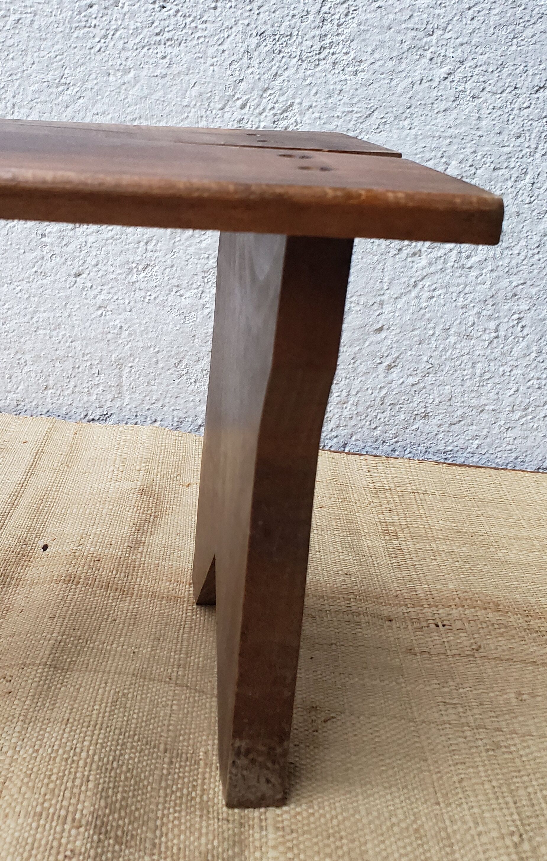 Wooden low stool