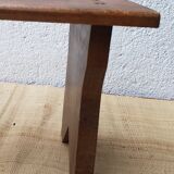 Wooden low stool