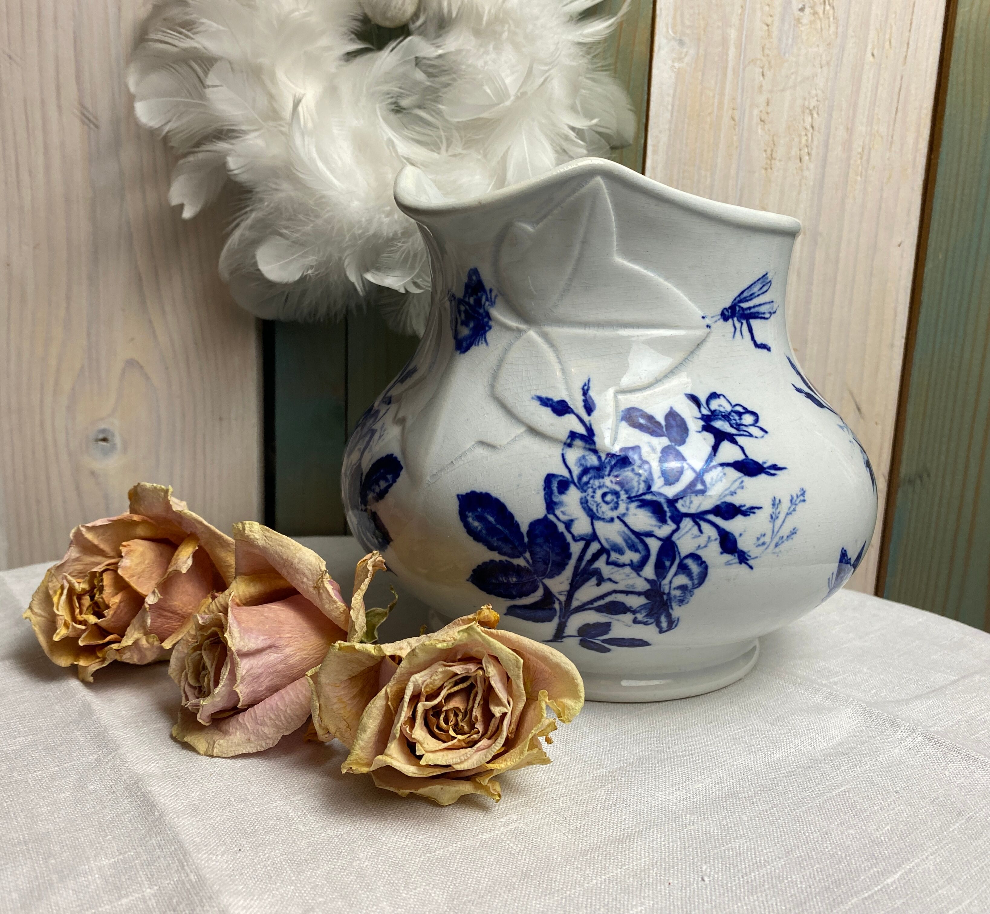 Antique toilet pitcher stamped