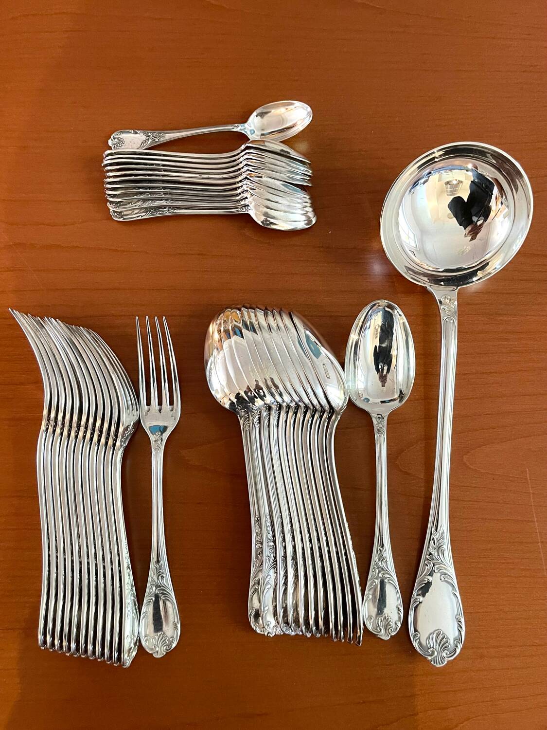 Christofle Marly cutlery set 37 pieces good condition