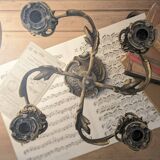 Late 19th century bronze candlestick