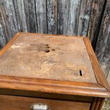 Sliding phonograph cabinet
