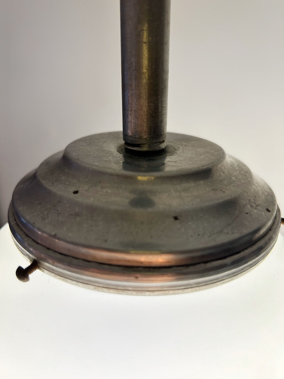 Art Deco opaline chandelier