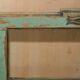 Pair of antique French chairs with original paint.