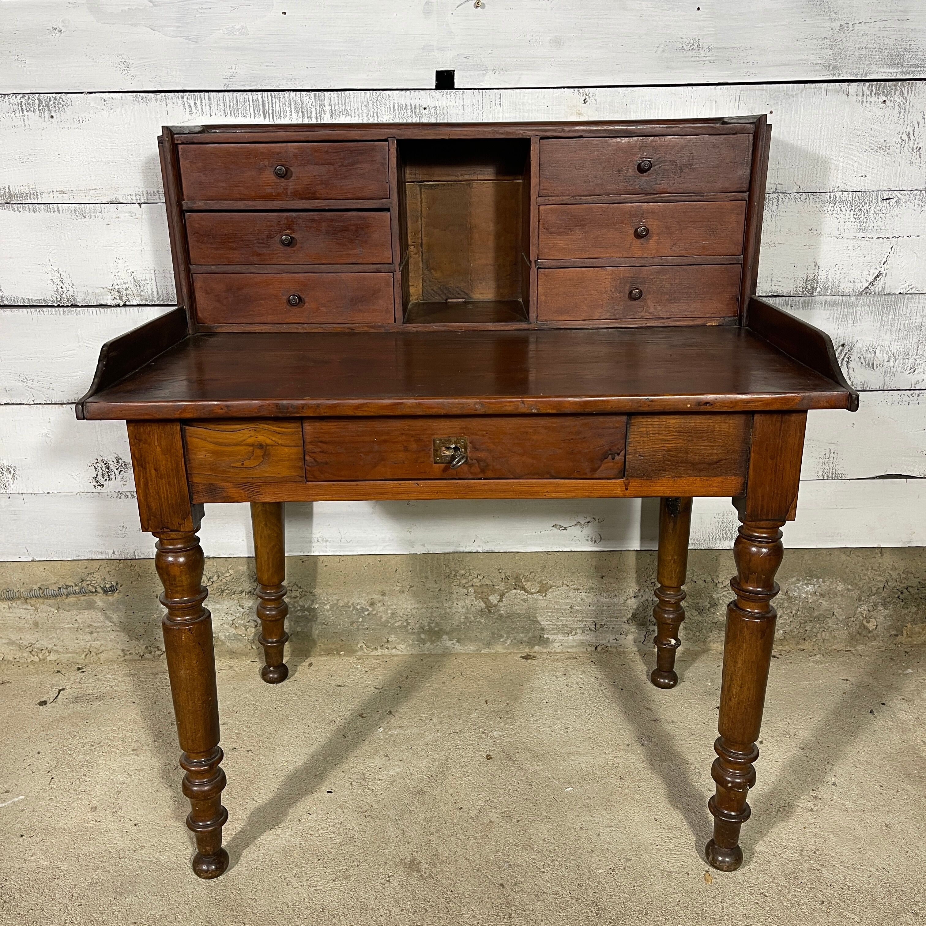 Wooden secretary desk