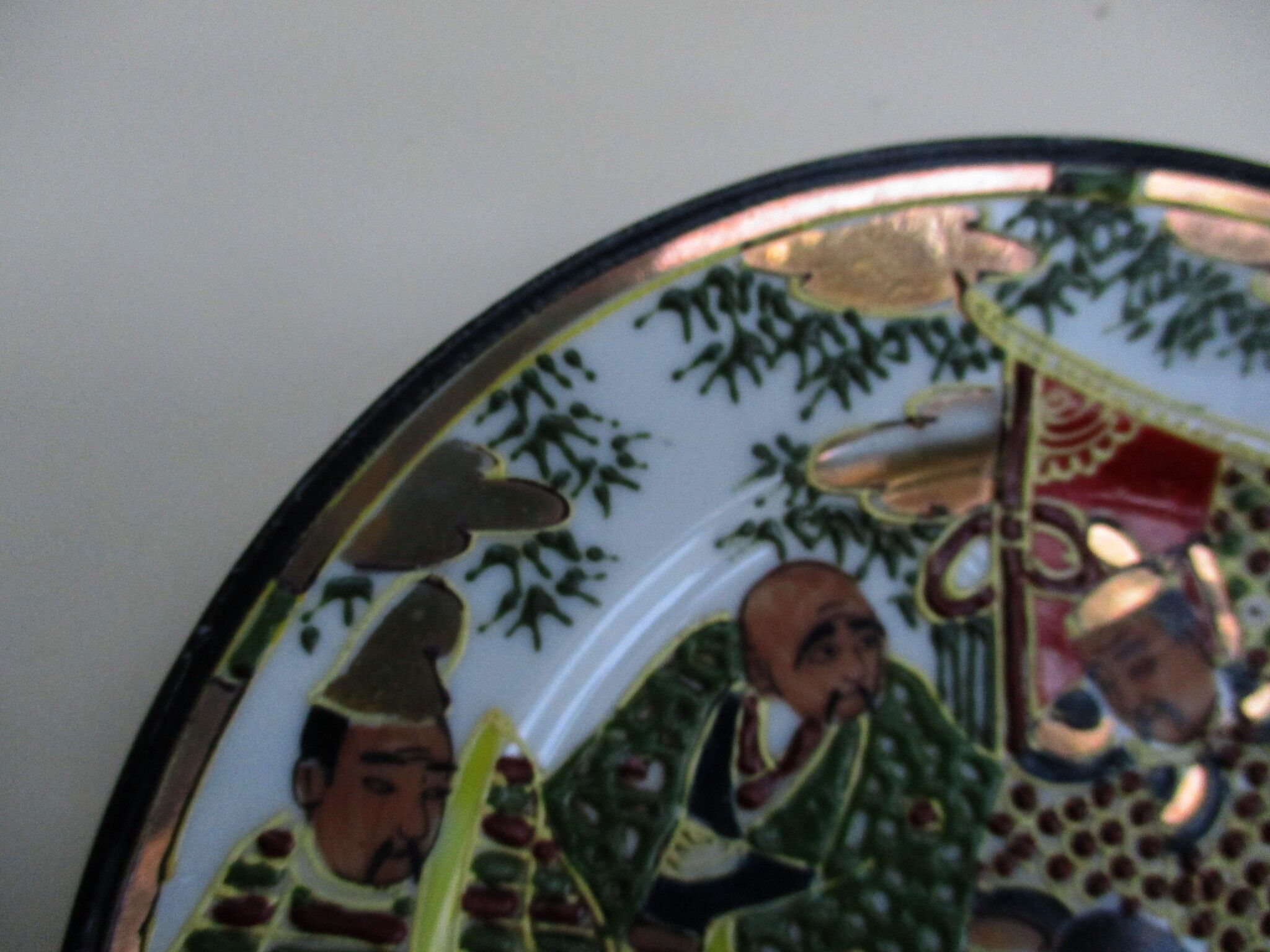 Assiettes porcelaine du japon satsuma