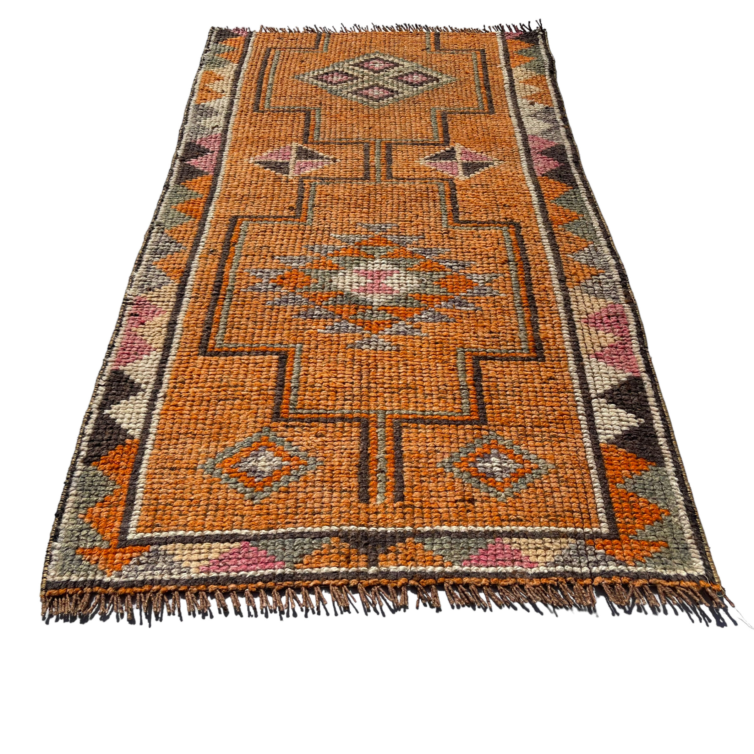 Traditional vintage kurdish herki rug 160 x 87 cm