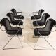 Set of 6 Castelli Penelope dining/conference chairs by Charles Pollock