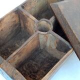 Spice Box Old Teak Indian Crafts India