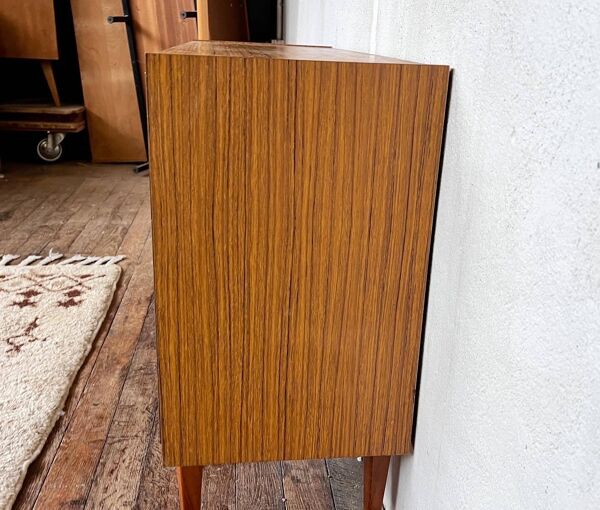 Enfilade buffet vintage Mobel en bois et formica - 1960