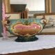 Art Nouveau planter barbotine Majolica 19th