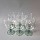 Green stemmed glasses