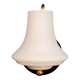 Wall lamp gooseneck brass and tulip glass opaline white decoration vintage lighting fixture