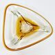 Vintage Amber Murano Style Glass Pocket Cup
