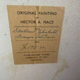 Peinture maritime originale – “Statsraad Lehmkuhl”, voile norvégienne