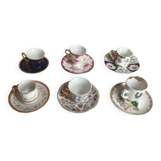 Tasses soucoupes miniatures