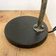 Lampe de table industrielle noire, années 1950