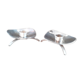 Paire de bougeoirs danois