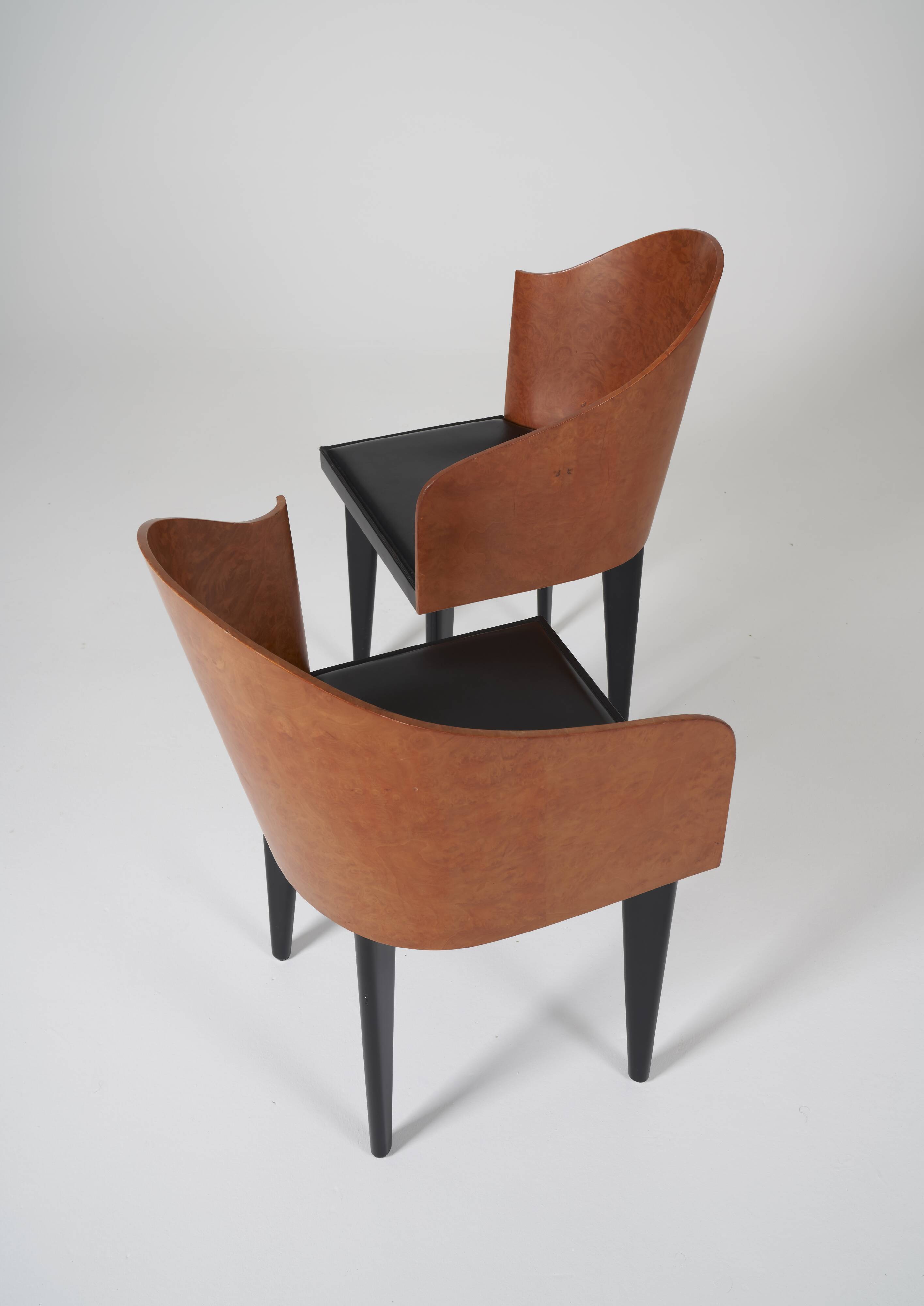 Pair of Toscana chairs by Piero Sartogo 1986