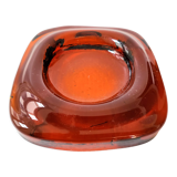 Vintage glass ashtray 1970