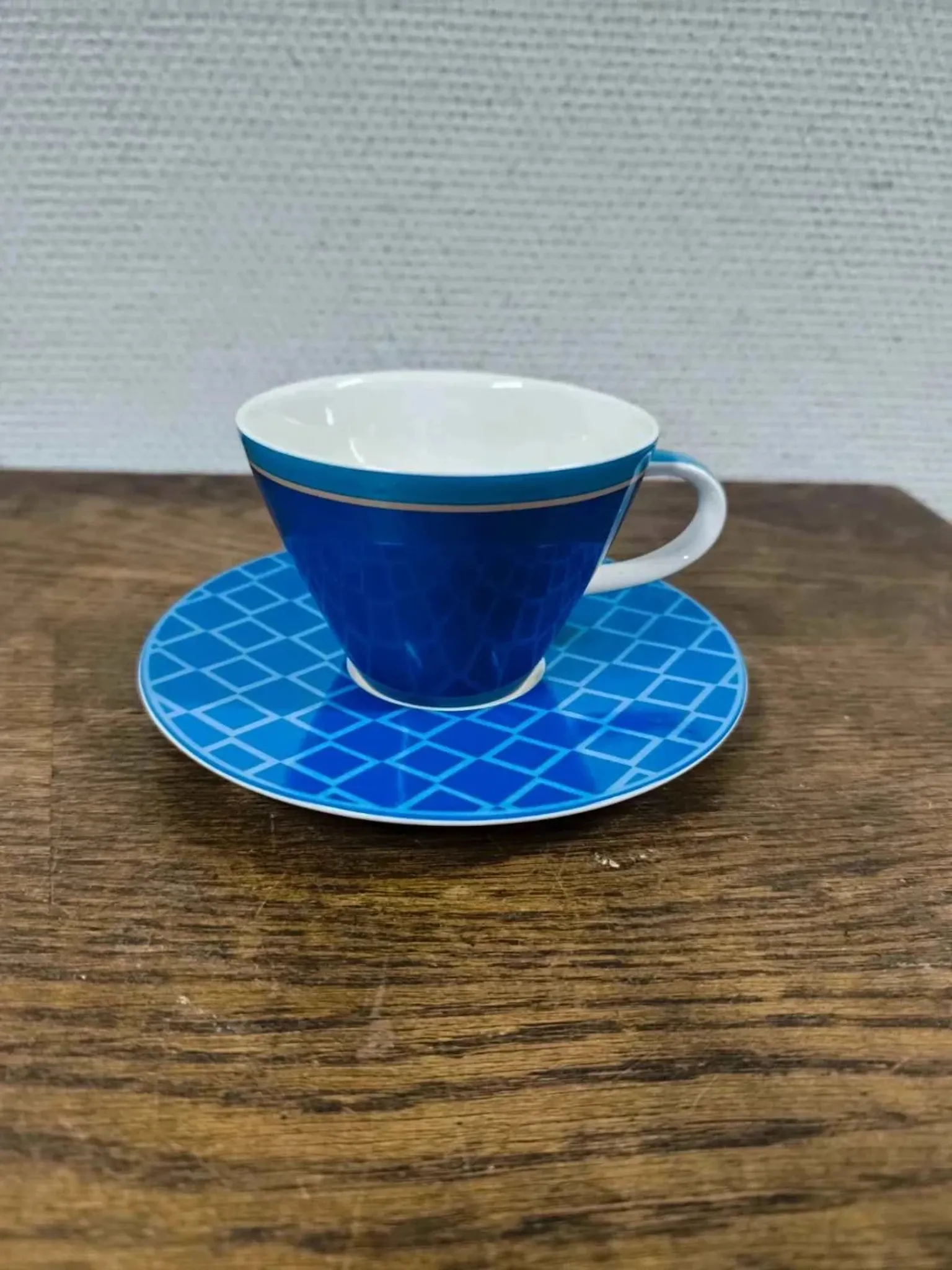 Cup + saucer Villeroy & Boch Café Club blue