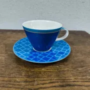Cup + saucer Villeroy & Boch Café Club blue