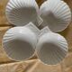 4 cups "scallop shell" Apilco