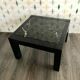 Wood and marble coffee table