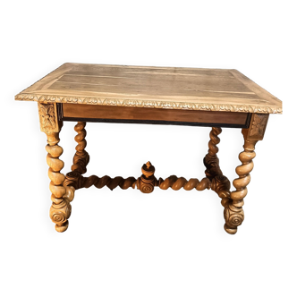 Table en noyer