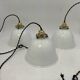 Opaline pendant lights